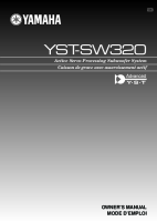 Yamaha YSTSW-320-Owners-Manual
